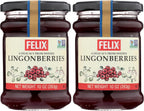 Felix Lingonberry Wild Jar, 10 Ounce (Pack of 2)