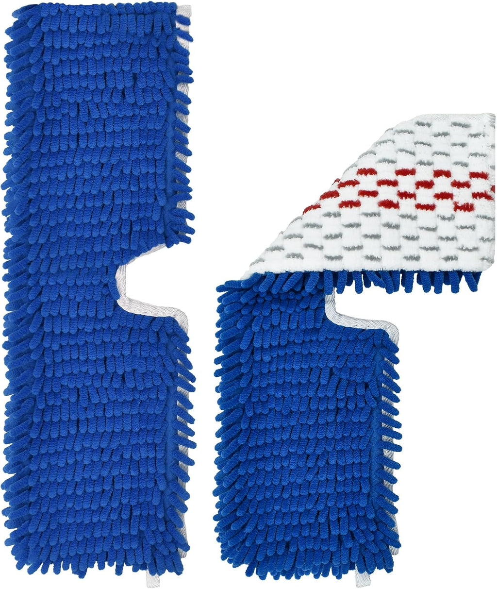 Mop Heads Replacements for O-Cedar Hardwood Floor 'N More 3-Action Mop, Mop Replace Head for O Cedar Hardwood Floor 'N More Microfiber Flip Mop, 2-Pack Dust Mop Heads Replacements for Ocedar