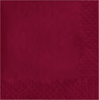 Creative Converting Touch of Color 2-Ply 50 Count Paper Lunch Napkins, Burgundy, 6.5 x 6.5-Inch