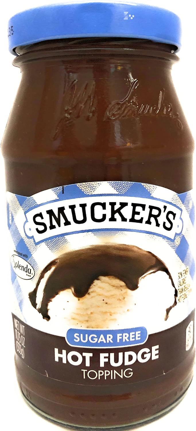 Smucker's Sugar Free Hot Fudge Topping (Pack of 2) 11.75 oz Jars