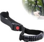 ecocstm Car Adjustable Grab Handles, Car Handle Assist, Safety Handle Portable Vehicle Support Grab Bar for Trucks, SUVs, Jeeps, Vans, Cars and ATVs (Black)