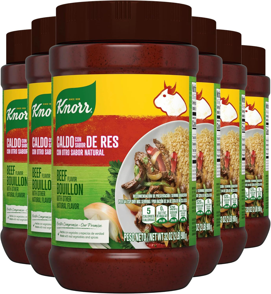 Knorr Granulated Bouillon Beef 2.0 Lb, Pack Of 6