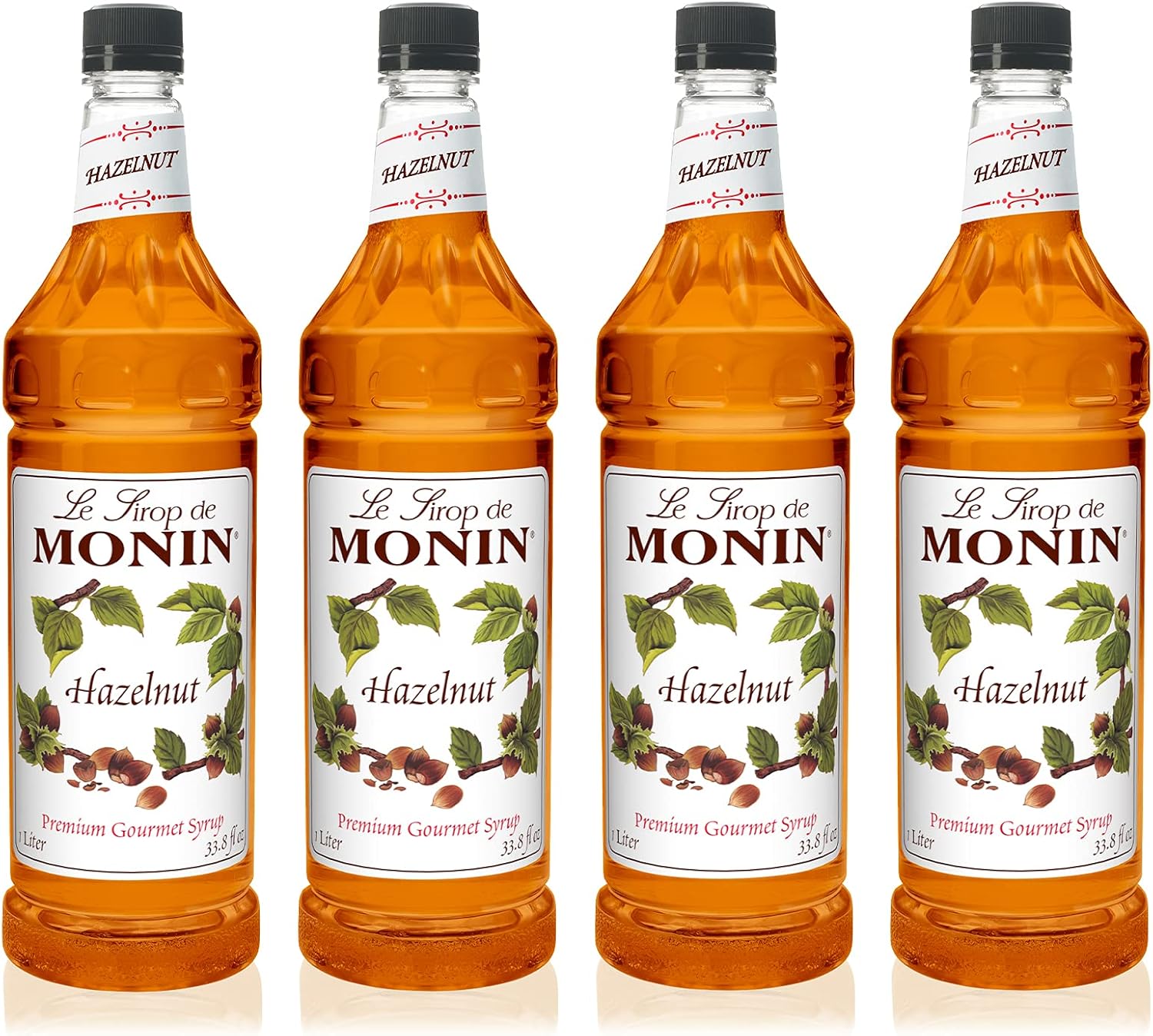 Monin Hazelnut, 48-Ounce Packages (Pack of 4)