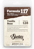 Shortie's Candle Company Vanilla Bean Wax Melts - Formula 117-1 Highly Scented 3 Oz. Bar - Made with Natural Oils - Bakery & Food Air Freshener Cubes Collection