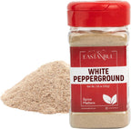 Eastanbul White Pepper Ground, 7.1oz, Premium Ground White Pepper Powder, Perfect for Cooking and Seasoning, Vegan, Gluten Free, Non GMO, No MSG