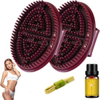 Meridian Brush Massage, 2Pcs Massage Brush for Full Body SPA Massager Relaxation, Acupressure Meridian, Scalp Massage, Full Body Relaxation Comb