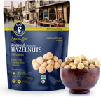 AZNUT Roasted Unsalted Hazelnuts 5 LB, Premium Quality 100% Natural Non-GMO Project Certified, Kosher Certified, No Salt, No Oil, Gluten Free, Keto Diet Snacks, Resealable Bag, 2 Set of 2.5 LB