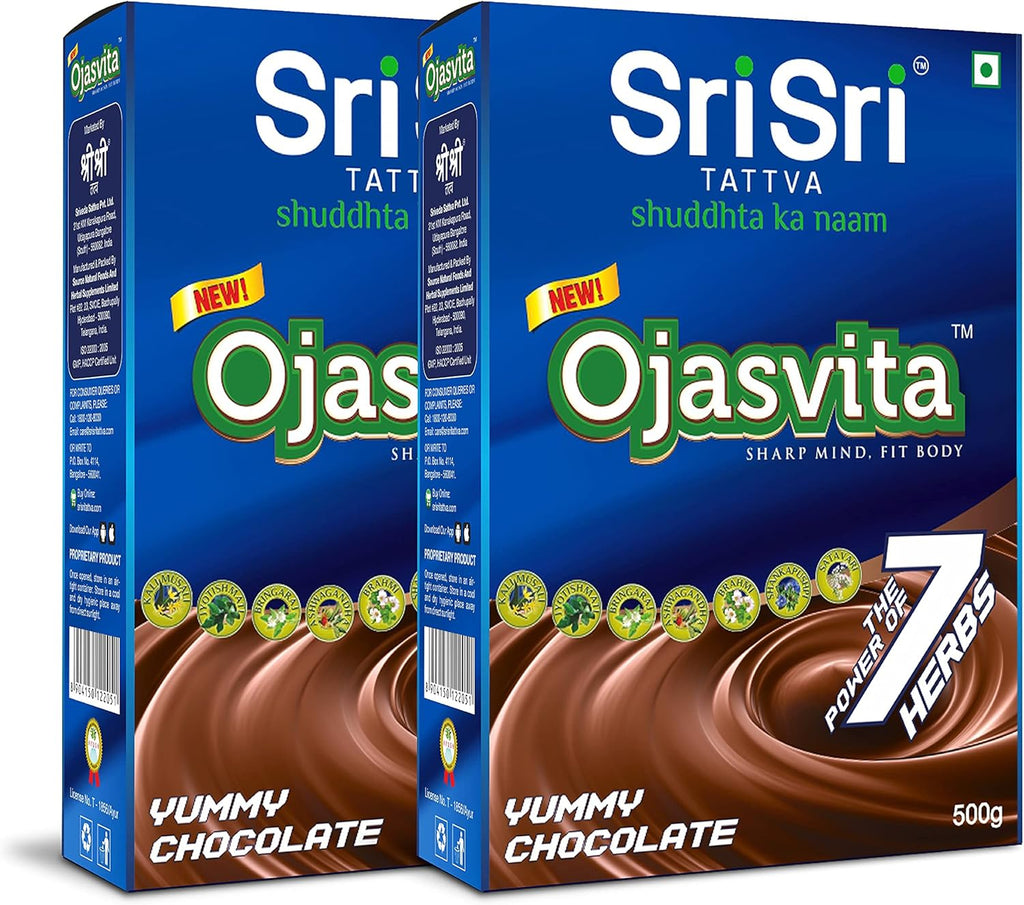 Sri Sri Tattva Ojasvita Chocolate Box Refill, 500gm (Pack of 2)