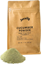 Jovvily Cucumber Powder - 4oz - Real Cucumbers - Easily Dissolves