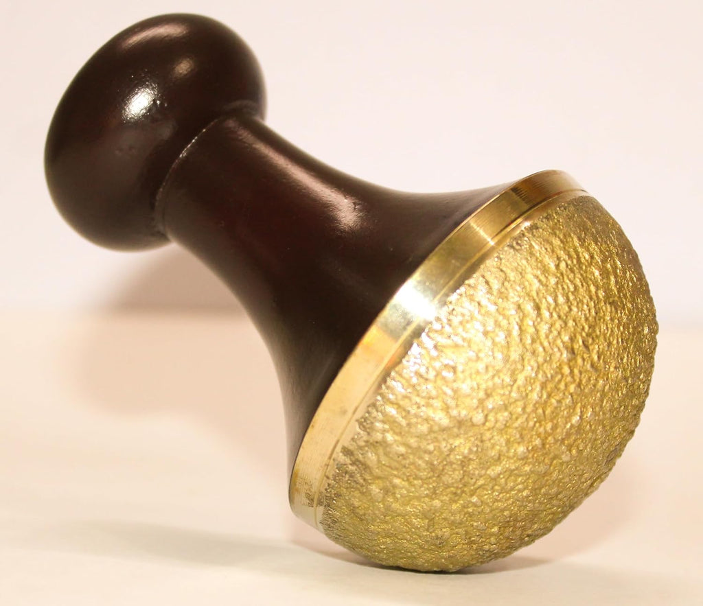 WITSOUL Bronze Kansa Natural Vatki Cup with Handle for Foot Massager, Relaxation and Deep Cleaning Ancient Indian Technique Ayurvedic (Dark Brown PCS 1)