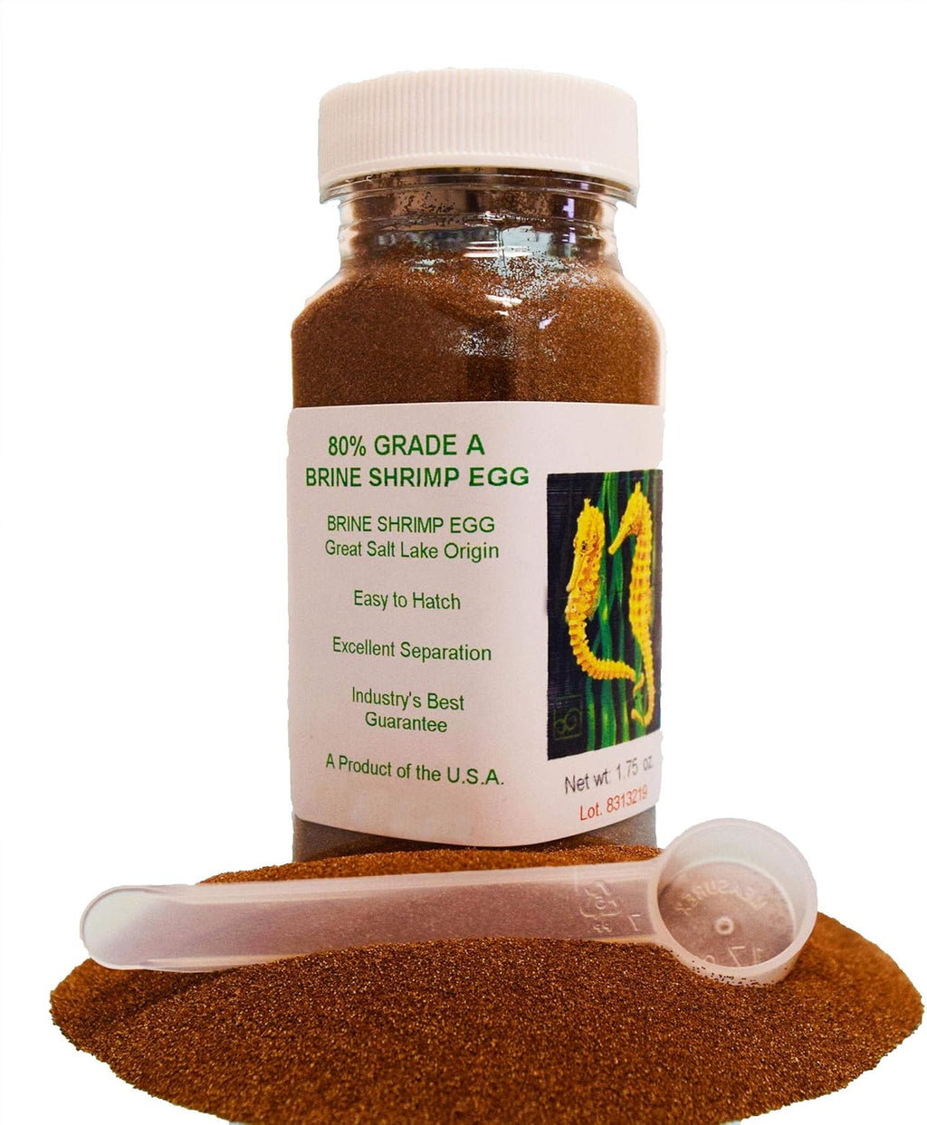 Grade A Brine Shrimp Eggs, 1.75 oz