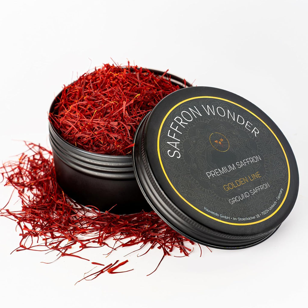 Saffron – Premium Super Negin Saffron Threads, Hand-Harvested & Naturally Dried, Perfect for Paella, Risotto, Desserts & Tea (1g /2g/ 5g / 10g/28g) (2 gram)