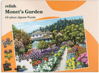 Relish Dementia Puzzles for Adults, 63 Piece Monet's Garden Jigsaw Puzzle, Dementia Activities for Seniors