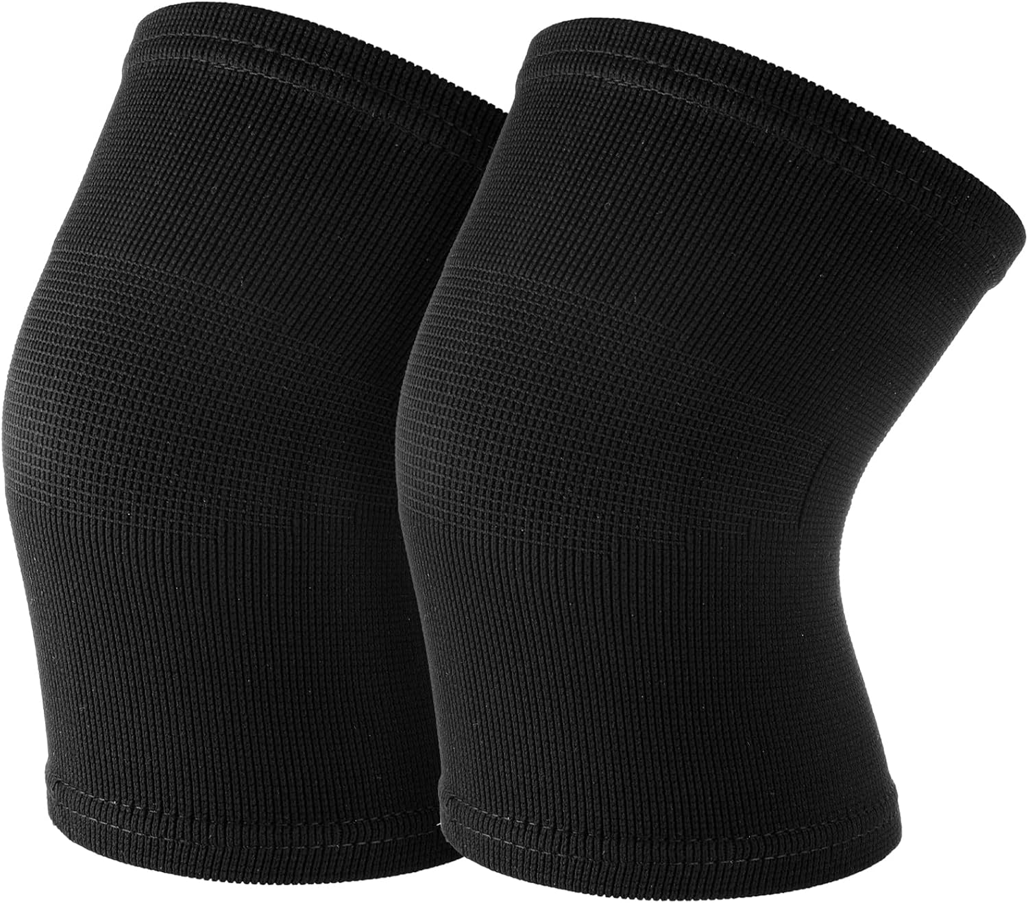 Kids Knee Sleeve Brace 1 Pair Children Knee Support Pad Breathable Elastic Soft Knee Protectors for Kids Child Girls Boys Teens Basketball Volleyball Sports (Medium)