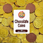 Gold Candy Coins, 50 Count | Gourmet Milk Chocolate Coins for Easter, Parties, Birthdays & Celebrations | Crafted from Premium Ingredients, Kosher, Non-GMO Certified