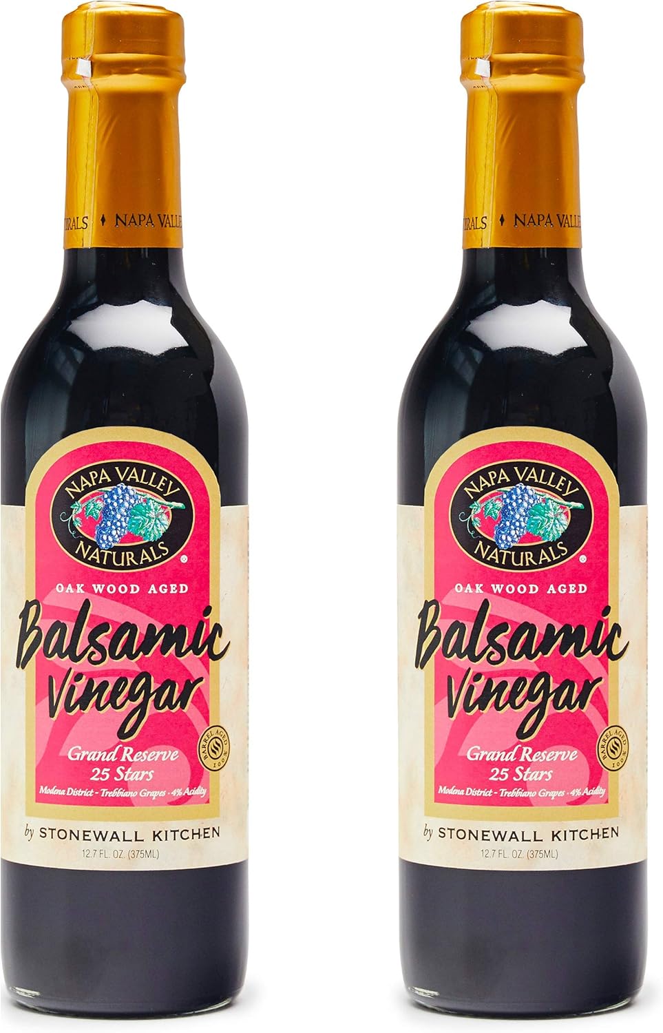 Napa Valley Naturals Grand Reserve Balsamic Vinegar, 12.7 Ounce (2-Pack)