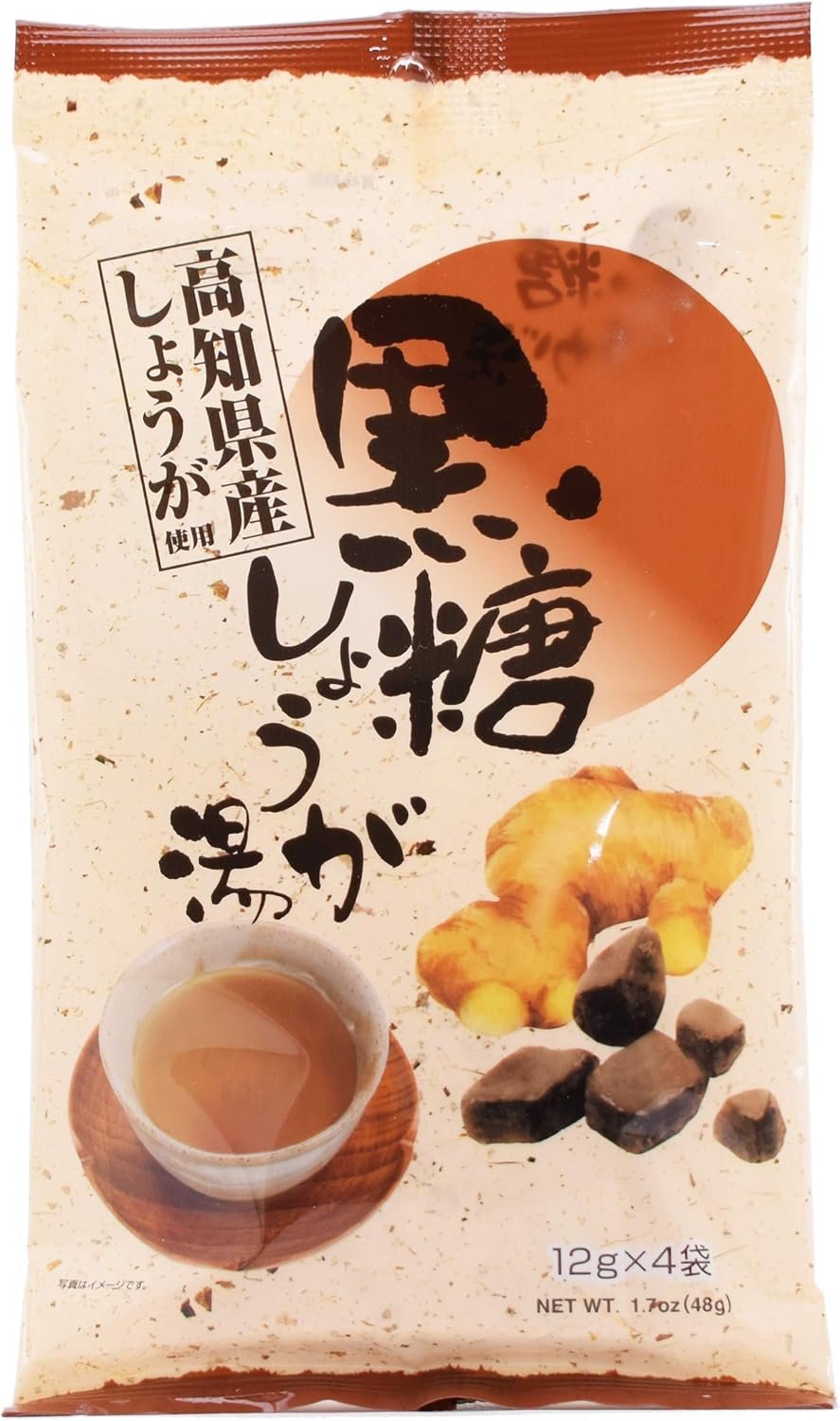 Brown Sugar & Ginger Tea 1.69ounce(48g),Japan Syougayu