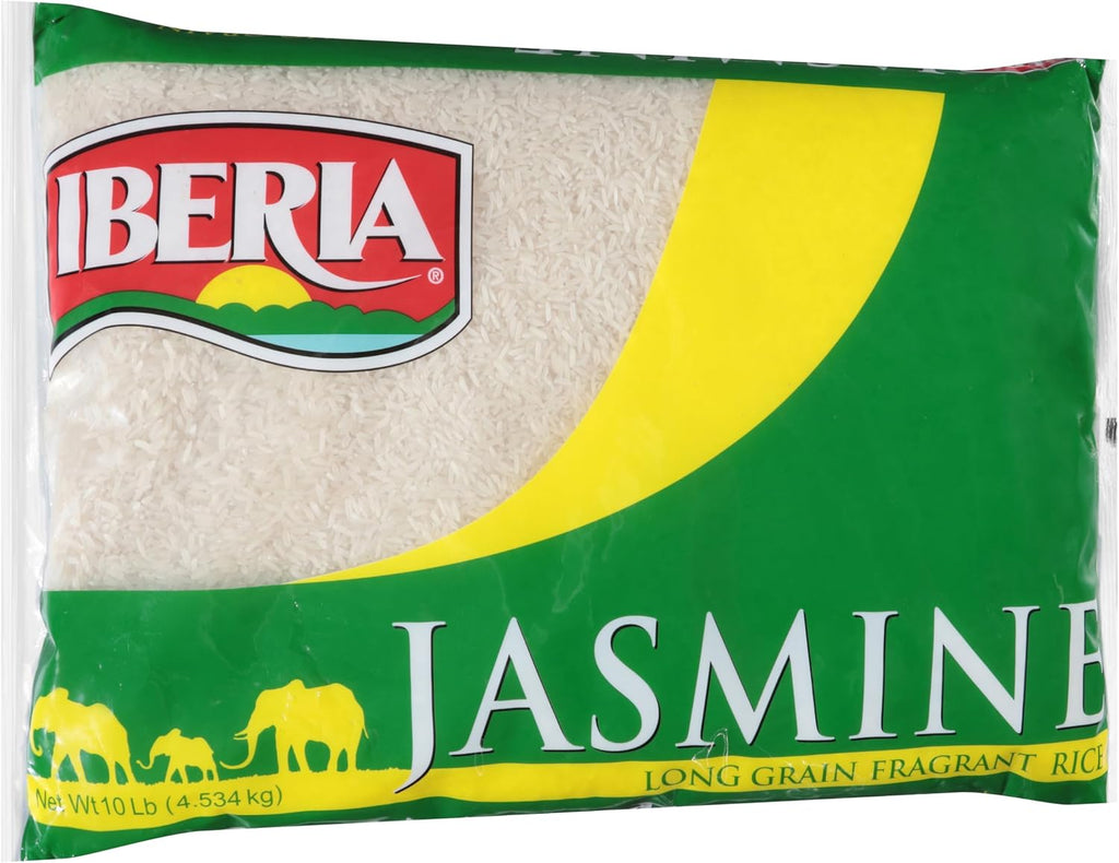 Iberia Jasmine Long Grain Fragrant Rice, 10 Pound