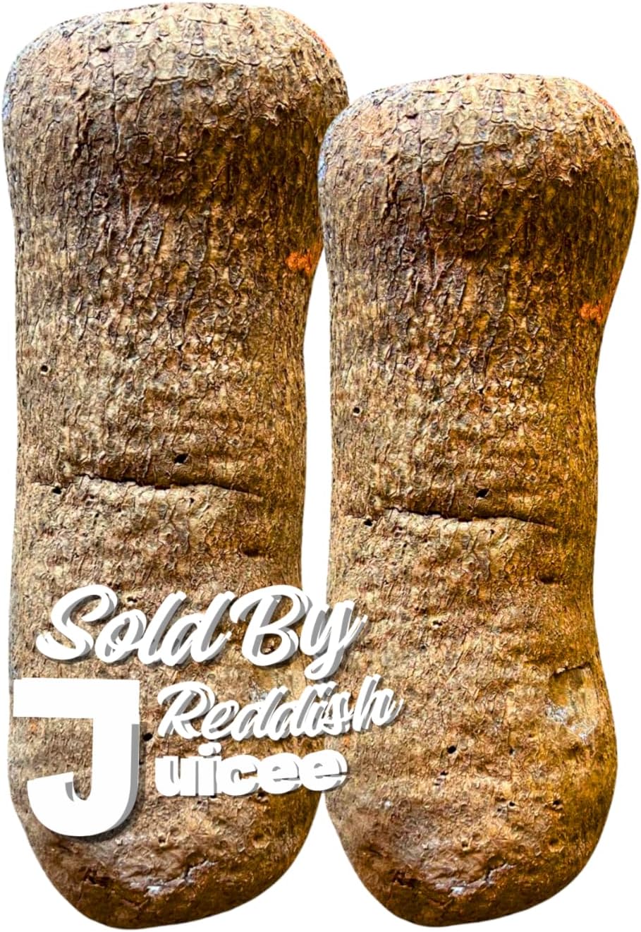Generic African Ghanaian fresh yam tubers (2 Tubers, weighs between 5-8LB)