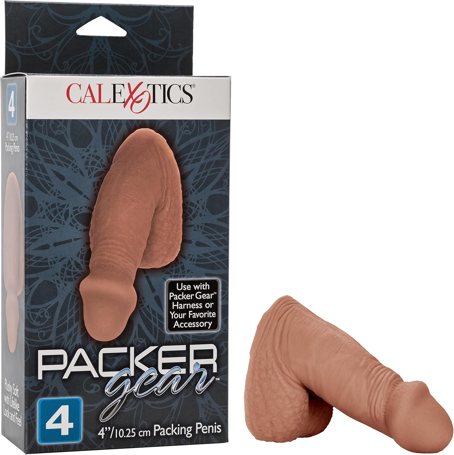 CalExotics Novelties Packer Gear Packing Penis 4 Inch/10.25 Cm, Brown