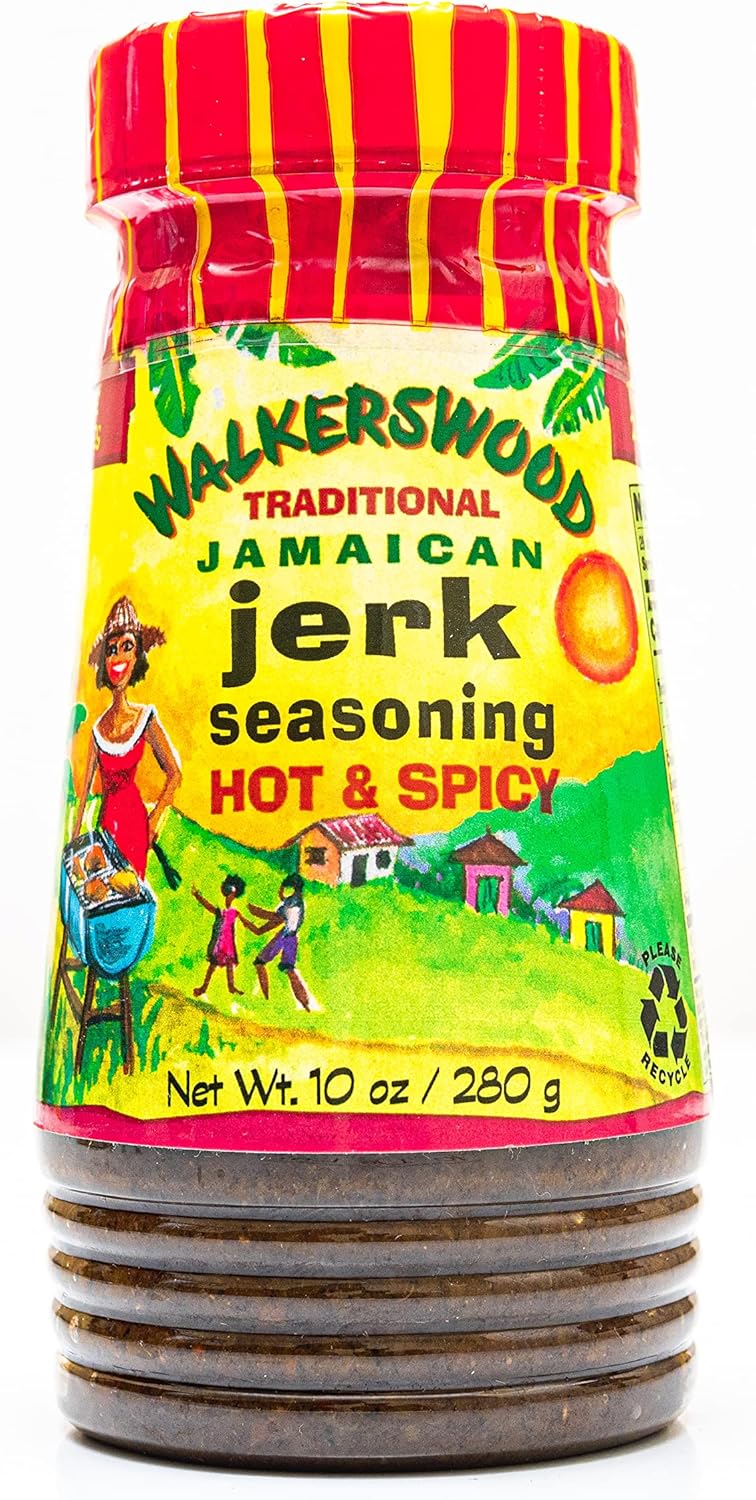 Walkerswood Traditional Jamaican Jerk Seasoning, Hot & Spicy, 10 oz