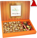 Ghasitaram Gifts Christmas Gifts Sugarfree Figs and Dates Bites with Christams Decor