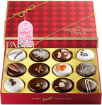 Gluten Free Palace Cookie Gift Basket – Vegan Gluten Free Mother’s Day Chocolate Covered Cookies – Gourmet Sweet Treat Cookie Gift Box for Mom, Wife & Women – Chocolate Gift Box for Birthday, Family, Friends & Adults (12 Count)