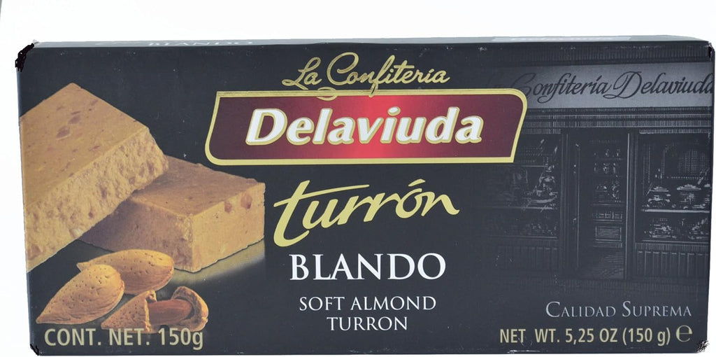 Delaviuda Soft Almond Turron (Turron Blando) 5.25 Oz (150g)