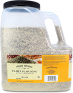 Farmer Brothers Fajita Seasoning with Tenderizer, 9 lb Bulk Bottle, Professional-Grade Blend for Beef, Chicken & Pork, Ideal for Restaurants, Catering & Home Kitchens