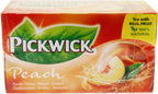 Pickwick Tea Peach, Flavoured Black Tea, 20 Tea Bags