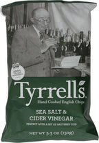 Tyrrell's Crisps, Sea Salt and Cider Vinegar, 5.3 Ounce