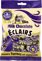 Walkers Nonsuch Milk Chocolate Eclairs 5.29 oz (150g) - Traditional British Chewy Butter Toffee Candy, Classic English Creamy Toffee Sweets, Imported UK Chocolates Gourmet Gift