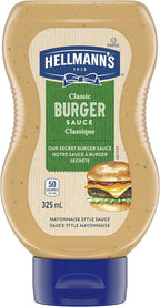 Hellmann's Classic Burger Sauce, Gluten Free and Certified Kosher, 325ml/11 fl.oz. Bottle