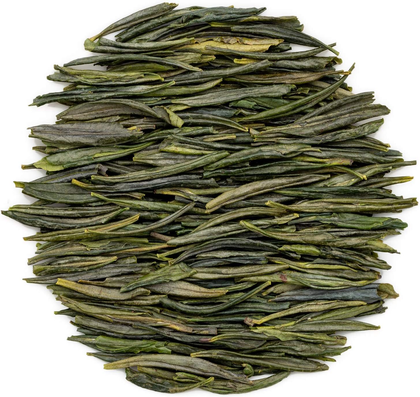 Oriarm 100g / 3.53oz Mount Emei Zhu Ye Qing Green Tea - Bamboo Leaf Green Chinese Tea Loose Leaf - Yuqian 3rd Grade - Naturally High Mountain Grown