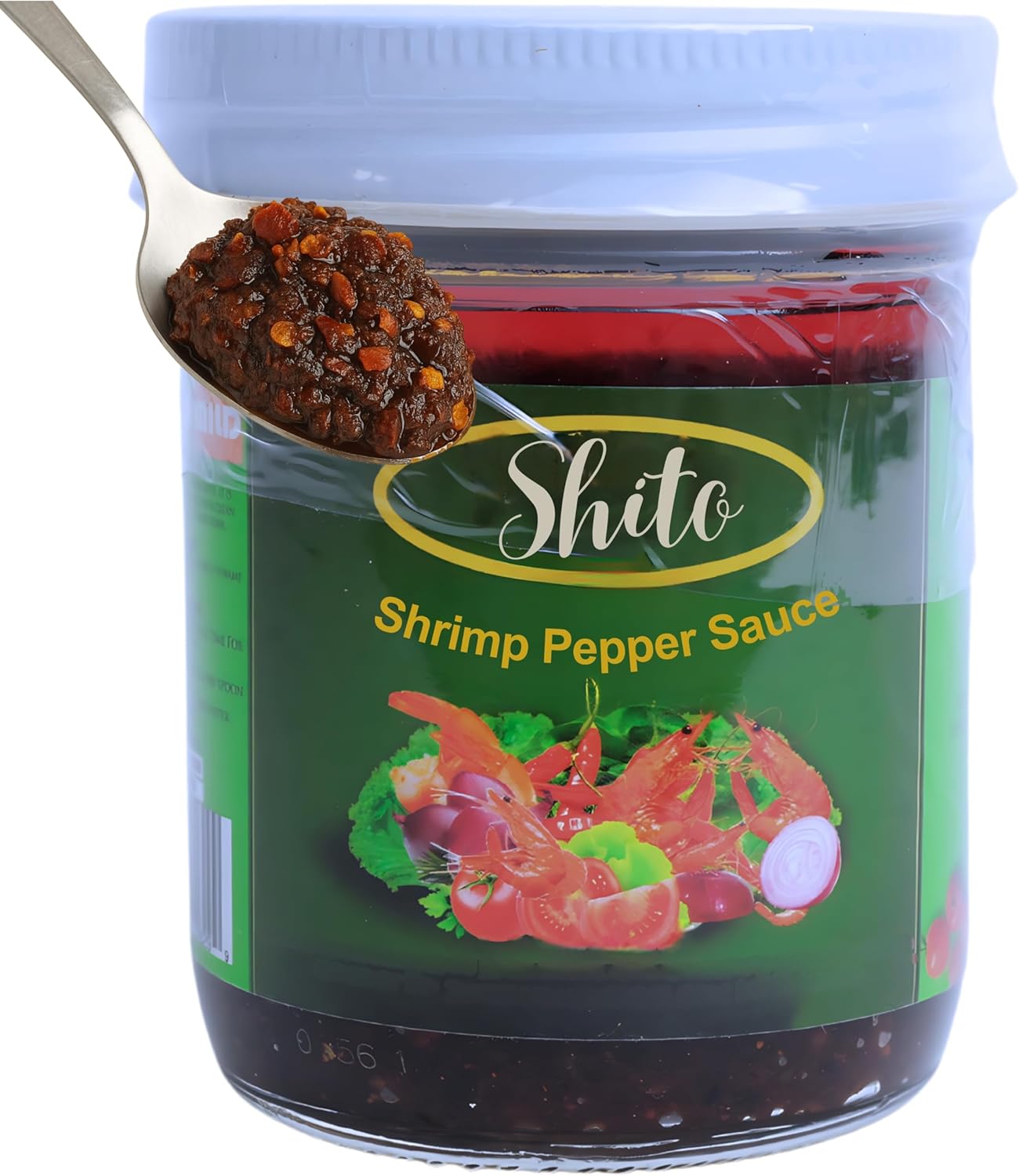 Special Shito |Shrimp Sauce Hot Sauce |Ghana Shito | Premium Blend of Shrimp | Fish Powder |Spices & Hot Dried Pepper (8 oz Mild)