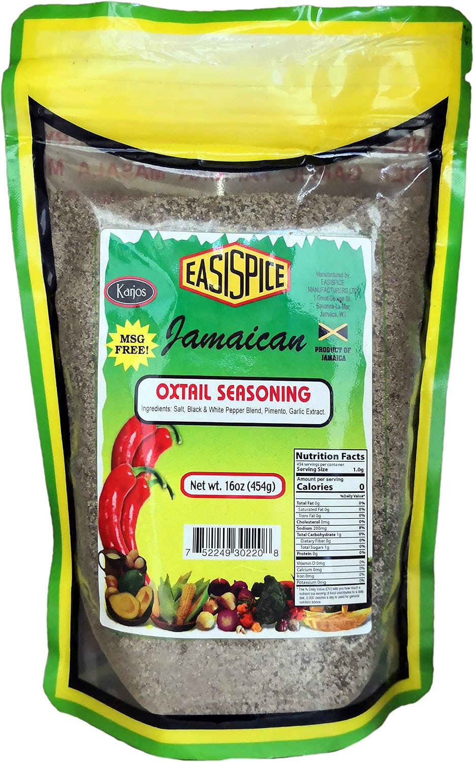 KARJOS EASISPICE OXTAIL SEASONING 16oz