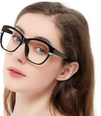 OCCI CHIARI Oversized Reading Glasses for Women Stylish Square Round Readers 1.0 1.25 1.50 1.75 2.0 2.25 2.50 2.75 3.0 3.5