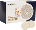 Church Communion Wafers Round 1 3/8", 1000 Count Hosts for Communion Service Unleavened Eucharist Bread