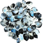 Raw Moonstone Loose Gemstone Lot – 50 Carat Natural Uncut Crystals, 4 to 5 Pcs – Rough Healing Stones for Wire Wrapping, Reiki, Jewelry Making & Mineral Collection (Moonstone)