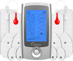 Tens Unit Muscle Stimulator 24 Modes EMS Pulse Massager Machine Device Neck Back Leg Shoulder Pain Relief with Lower Back Massager Belt