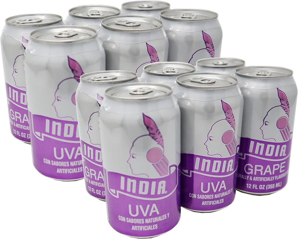India Grape Soda - Puerto Rico's Original Grape Soda 12 Pack