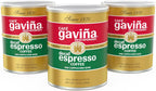Café Gaviña Decaf Espresso Roast, Extra Fine Ground, 100% Arabica, Dark Roast, 3 x 10 oz Cans
