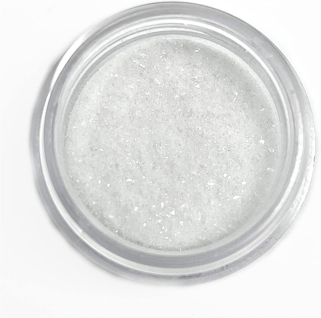 WHITE DIAMOND Luxury Edible Cake Glitter – 5 grams - Vegan, Kosher - cakes, cupcakes, fondant, decorating, cake pops, candy, USA Made
