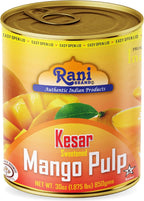Rani Mango Pulp Puree (Makes Mango Lassi Shakes) Kesar Sweetened 30oz (1.875lbs) 850g ~ Kosher | All Natural | NON-GMO | Vegan | No colors | Gluten Friendly | Indian Origin
