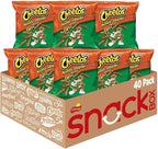 Cheetos Cheese Flavored Snacks, Cheddar Jalapeno Crunchy, 1 Ounce (Pack of 40)
