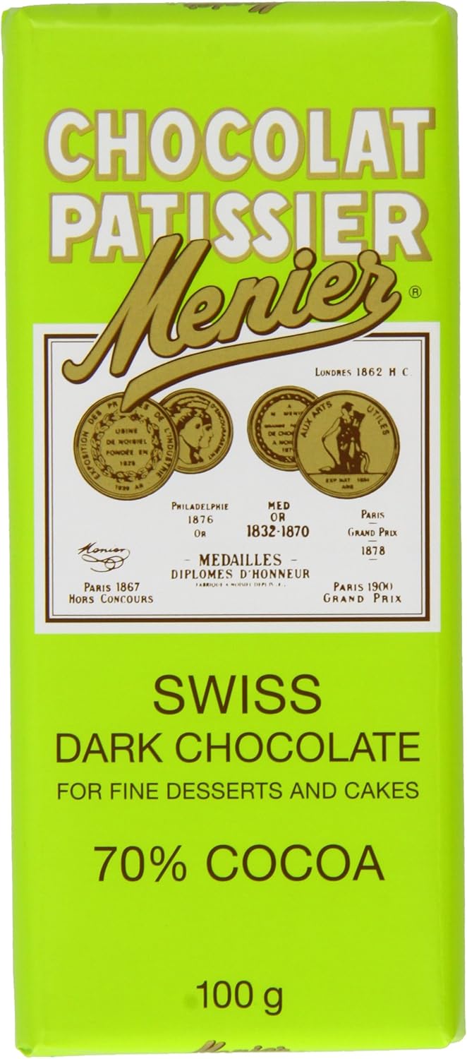 Menier Dark Cooking Chocolate 100 g (Pack of 10)