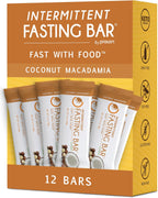 Prolon Fasting Bars | 5g Protein, 7g Fiber | Keto-Friendly, Gluten-Free, Dairy-Free, Plant-Based | Nutrition for Intermittent Fasting | Formulated to Not Break Your Fast | Coconut Macadamia Nut (12 Count)