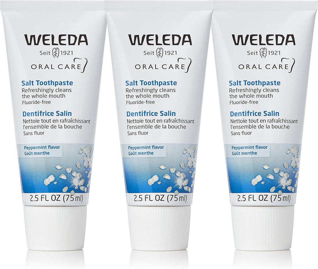 Weleda Natural Salt Toothpaste. 2.5 Fluid Ounce (Pack of 3)