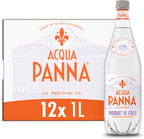 Acqua Panna Natural Spring Water, 33.8 Oz Plastic Bottles (12 Pack)