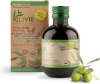 Organic High Polyphenol Extra Virgin Olive Oil, 30x More Hydroxytyrosol, Polyphenols 1250 mg/kg & Antioxidants, Research-Backed, OLIVIE PLUS 30X, Pure Cold Pressed EVOO, Heart Support, Kosher, 250ml